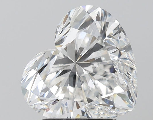 Lab-Grown Heart Diamond - 3.05 Carats, F Color, VVS2 Clarity - Certified by IGI - Report Number: LG680505398