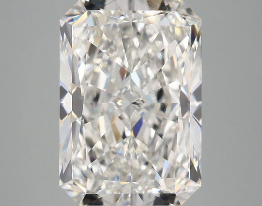 Lab-Grown Radiant Diamond - 4.69 Carats, F Color, VS1 Clarity - Certified by IGI - Report Number: LG680582353