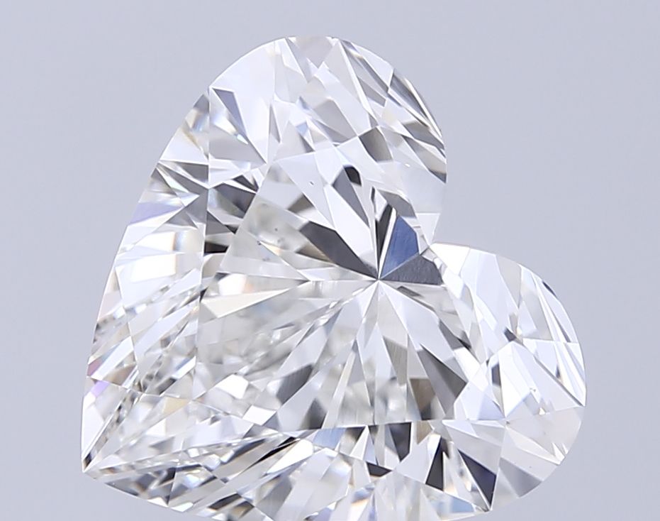 Lab-Grown Heart Diamond - 7.05 Carats, F Color, VS1 Clarity - Certified by IGI - Report Number: LG660431331
