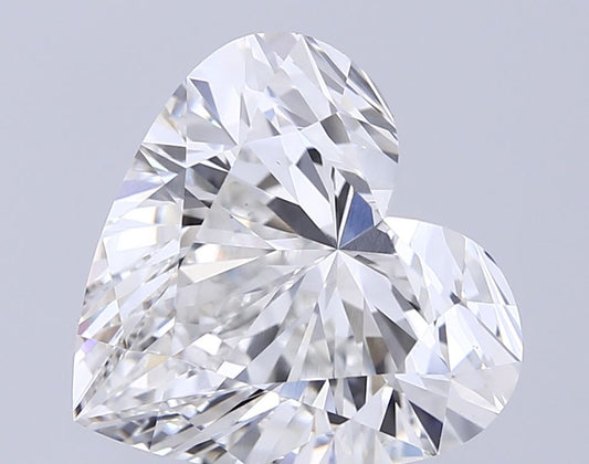 Lab-Grown Heart Diamond - 7.05 Carats, F Color, VS1 Clarity - Certified by IGI - Report Number: LG660431331