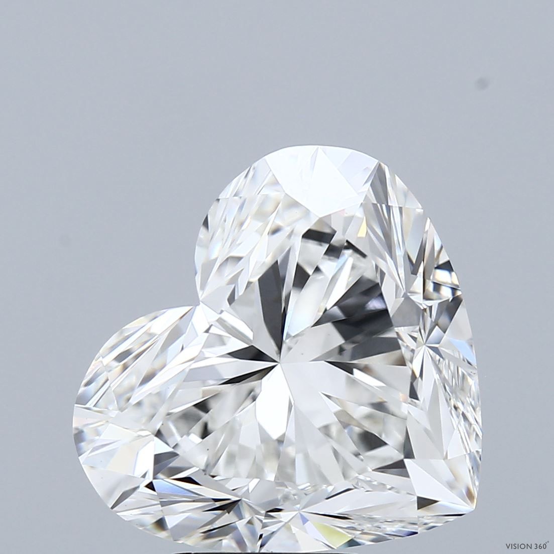 Lab-Grown Heart Diamond - 8.09 Carats, F Color, VS1 Clarity - Certified by IGI - Report Number: LG704518110