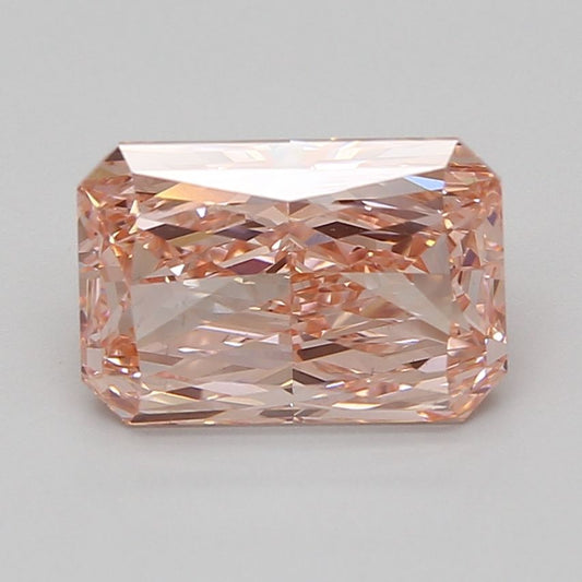 Lab-Grown Radiant Diamond - 3.58 Carats, Fancy Vivid Pink Color, VS1 Clarity - Certified by IGI - Report Number: LG690502838