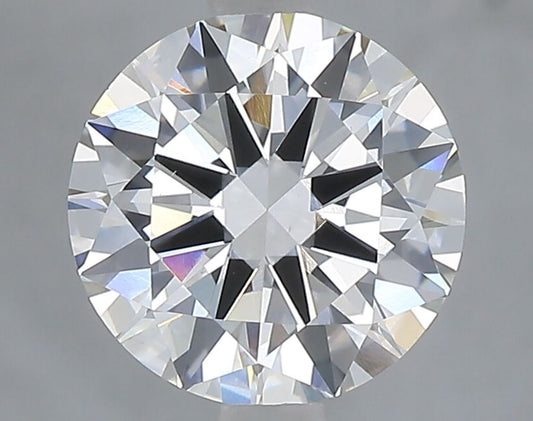 Lab-Grown Round Diamond - 2.0 Carats, Fancy Intense Blue Color, VS1 Clarity - Certified by IGI - Report Number: LG675576527