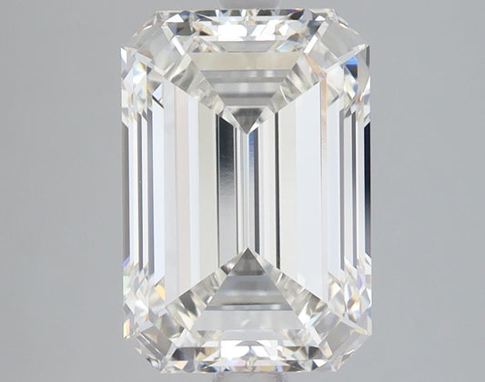 Lab-Grown Emerald Diamond - 3.59 Carats, F Color, VVS2 Clarity - Certified by IGI - Report Number: LG685524953