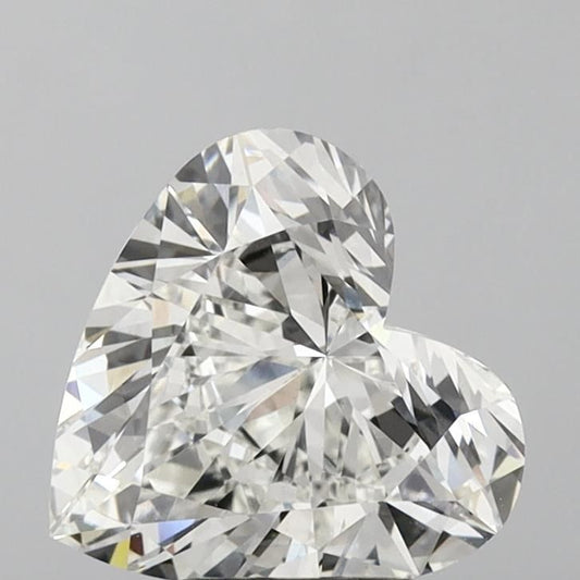 Lab-Grown Heart Diamond - 4.07 Carats, F Color, VVS2 Clarity - Certified by IGI - Report Number: LG660456494