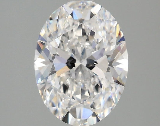Lab-Grown Oval Diamond - 1.97 Carats, E Color, VVS2 Clarity - Certified by IGI - Report Number: LG683597871