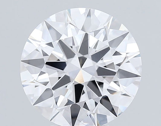 Lab-Grown Round Diamond - 6.19 Carats, E Color, VS1 Clarity - Certified by IGI - Report Number: LG681512555
