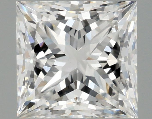 Lab-Grown Princess Diamond - 2.01 Carats, F Color, VVS2 Clarity - Certified by IGI - Report Number: LG673429977