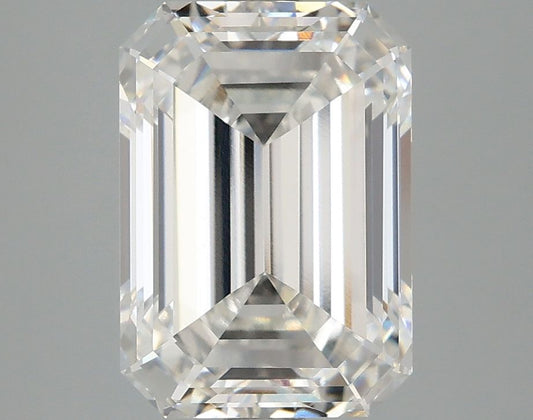 Lab-Grown Emerald Diamond - 4.01 Carats, F Color, VVS2 Clarity - Certified by IGI - Report Number: LG680526861