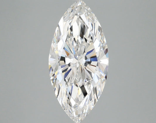 Lab-Grown Marquise Diamond - 2.99 Carats, E Color, VS2 Clarity - Certified by IGI - Report Number: LG681551294