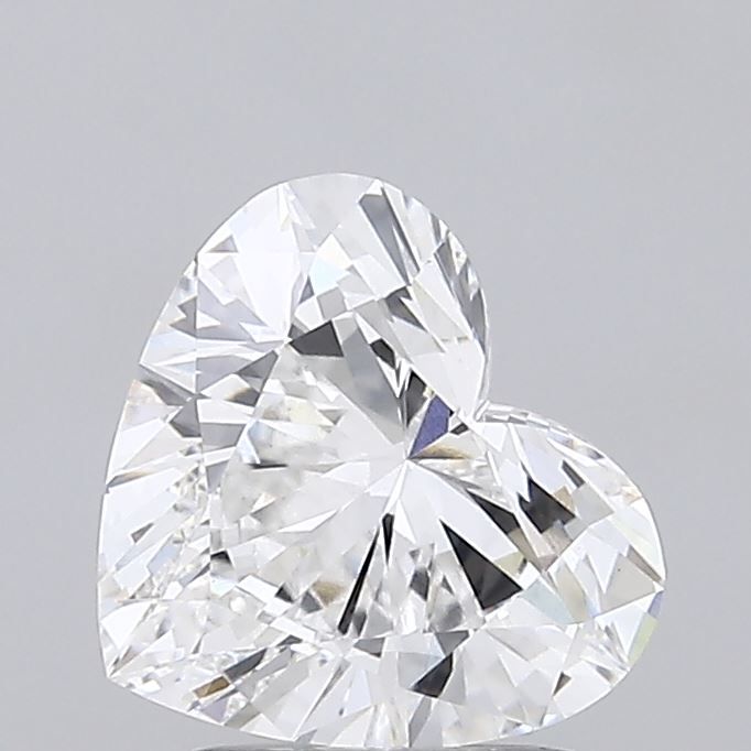 Lab-Grown Heart Diamond - 2.01 Carats, D Color, VVS2 Clarity - Certified by IGI - Report Number: LG710523374