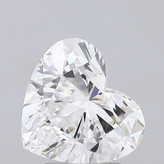 Lab-Grown Heart Diamond - 2.01 Carats, D Color, VVS2 Clarity - Certified by IGI - Report Number: LG710523374