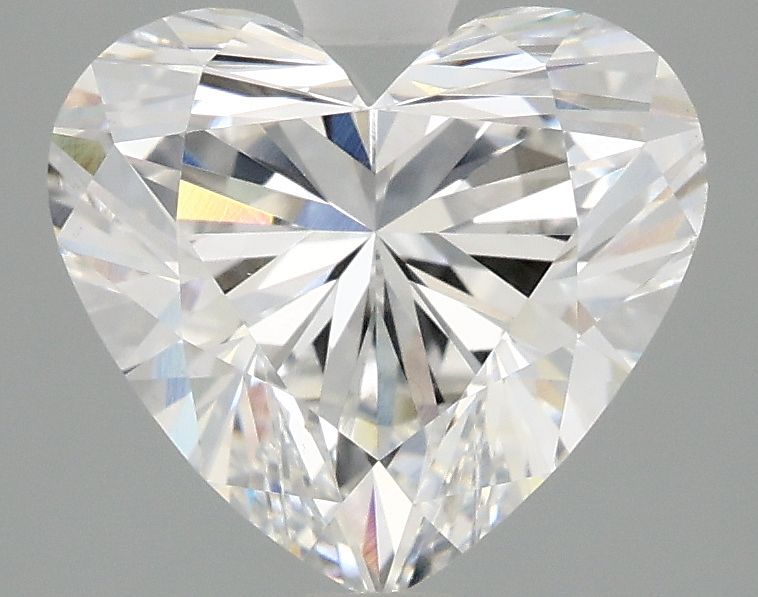 Lab-Grown Heart Diamond - 2.96 Carats, E Color, VVS2 Clarity - Certified by IGI - Report Number: LG690505856