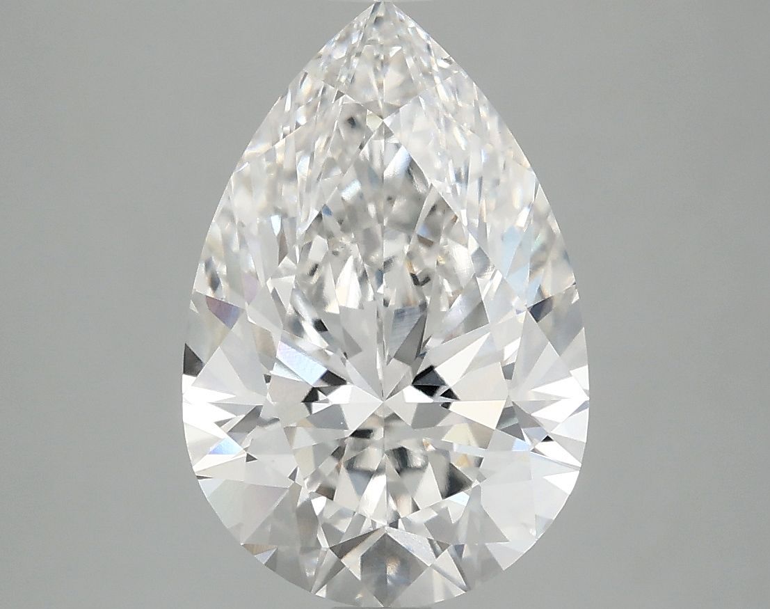 Lab-Grown Pear Diamond - 3.56 Carats, F Color, VS1 Clarity - Certified by IGI - Report Number: LG690506374