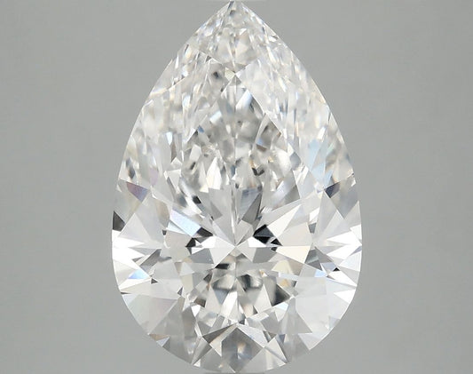 Lab-Grown Pear Diamond - 3.56 Carats, F Color, VS1 Clarity - Certified by IGI - Report Number: LG690506374