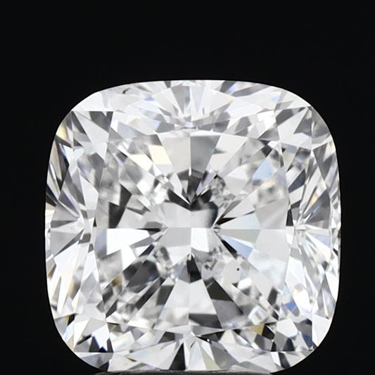Lab-Grown Cushion Diamond - 3.46 Carats, E Color, VVS2 Clarity - Certified by IGI - Report Number: LG662474789