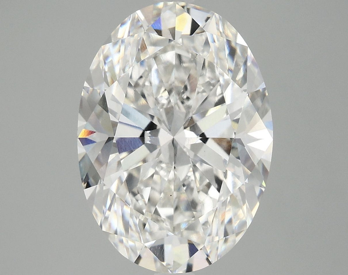 Lab-Grown Oval Diamond - 6.03 Carats, F Color, VS1 Clarity - Certified by IGI - Report Number: LG690528386