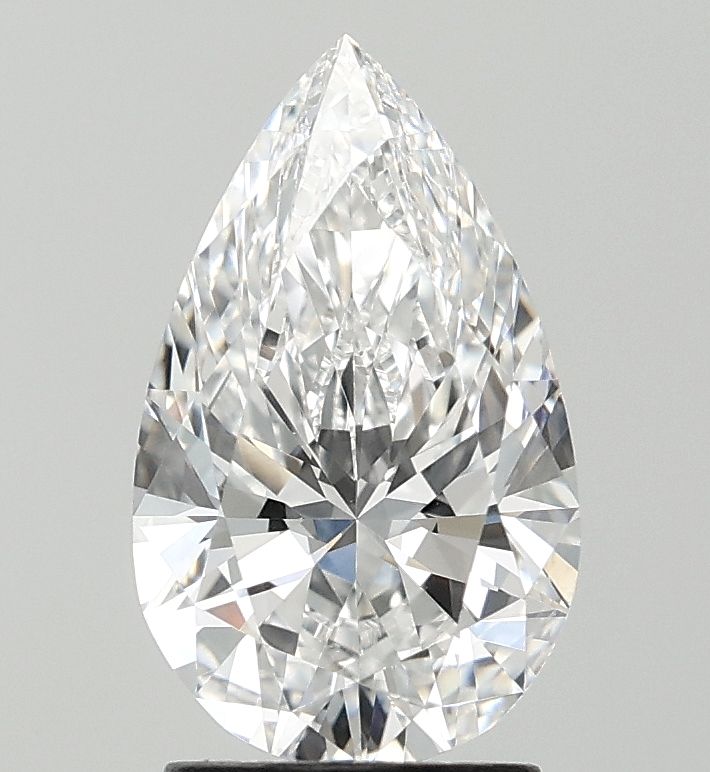 Lab-Grown Pear Diamond - 2.08 Carats, E Color, VVS2 Clarity - Certified by IGI - Report Number: LG681591681