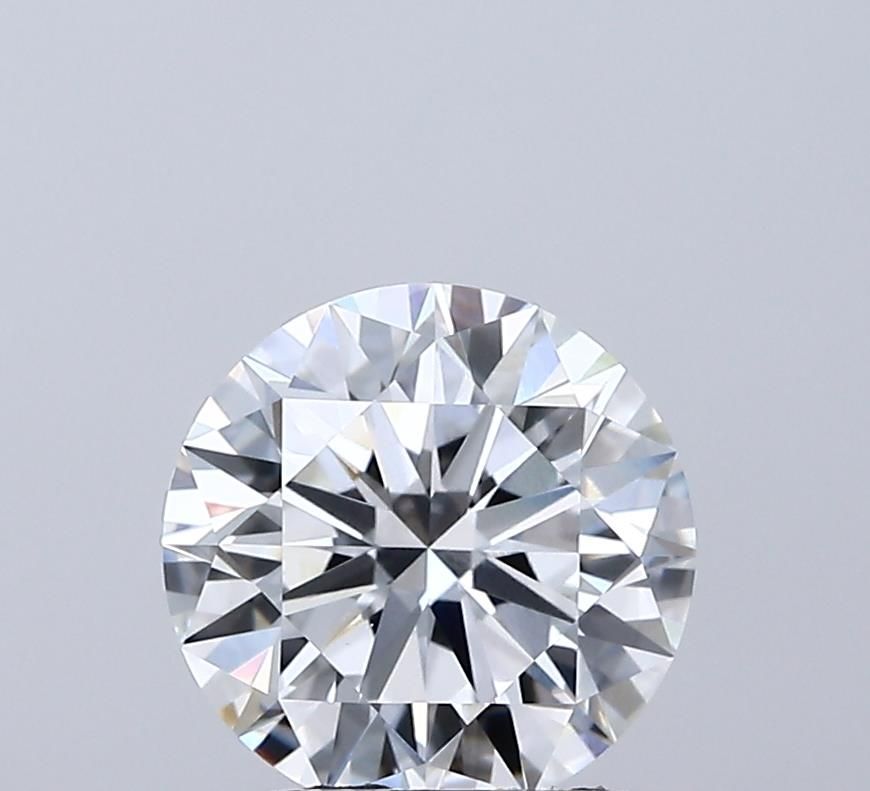 Lab-Grown Round Diamond - 2.0 Carats, E Color, VVS2 Clarity - Certified by IGI - Report Number: LG694577366
