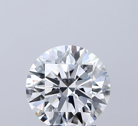 Lab-Grown Round Diamond - 2.0 Carats, E Color, VVS2 Clarity - Certified by IGI - Report Number: LG694577366