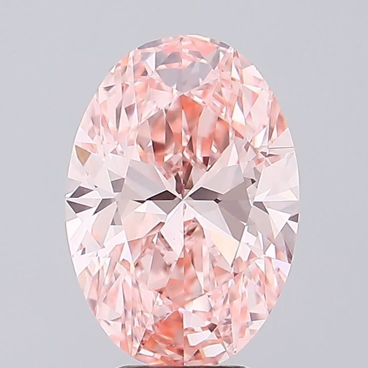 Oval 5.0ct Fancy Vivid Pink VS1 - Cut • IGI • LG836669684