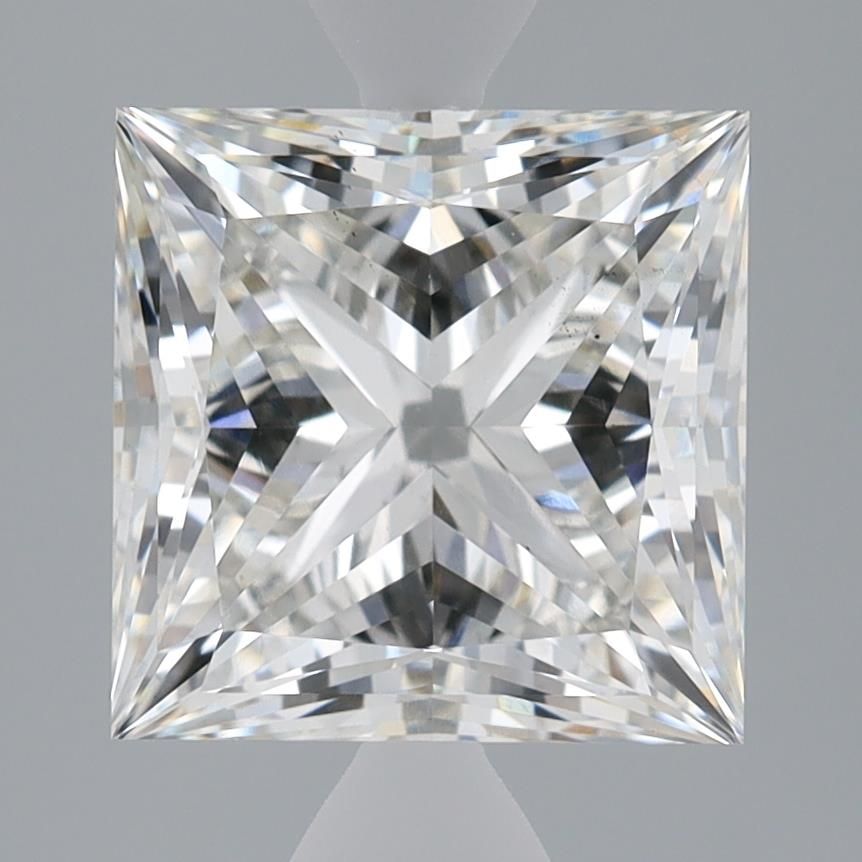 Lab-Grown Princess Diamond - 4.09 Carats, F Color, VS2 Clarity - Certified by IGI - Report Number: LG650418482