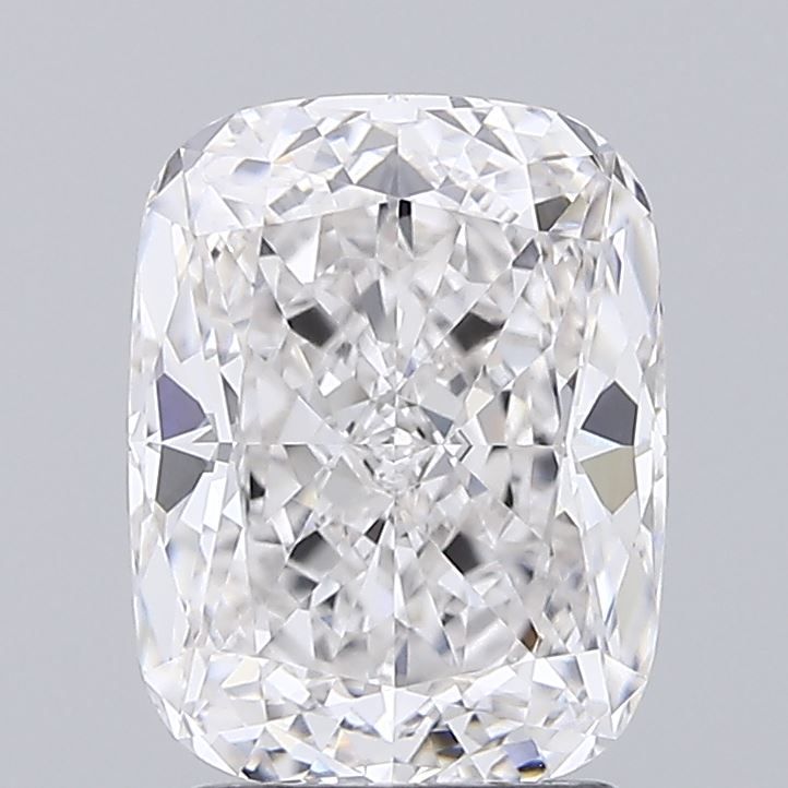Lab-Grown Cushion Diamond - 2.55 Carats, F Color, VVS2 Clarity - Certified by GIA - Report Number: 1529615273