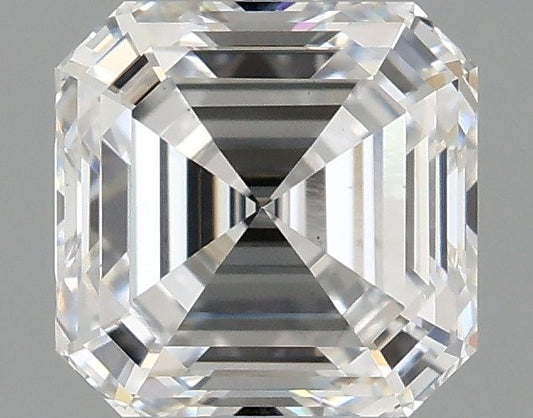 Lab-Grown Asscher Diamond - 1.08 Carats, D Color, VS2 Clarity - Certified by IGI - Report Number: LG687569126