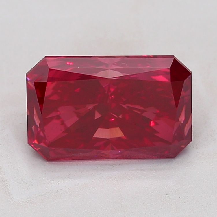 Lab-Grown Radiant Diamond - 5.0 Carats, Fancy Deep Pink Color, VS2 Clarity - Certified by IGI - Report Number: LG683519244