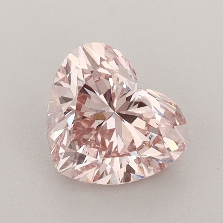 Lab-Grown Heart Diamond - 1.16 Carats, Fancy Intense Pink Color, VS2 Clarity - Certified by IGI - Report Number: LG618488817