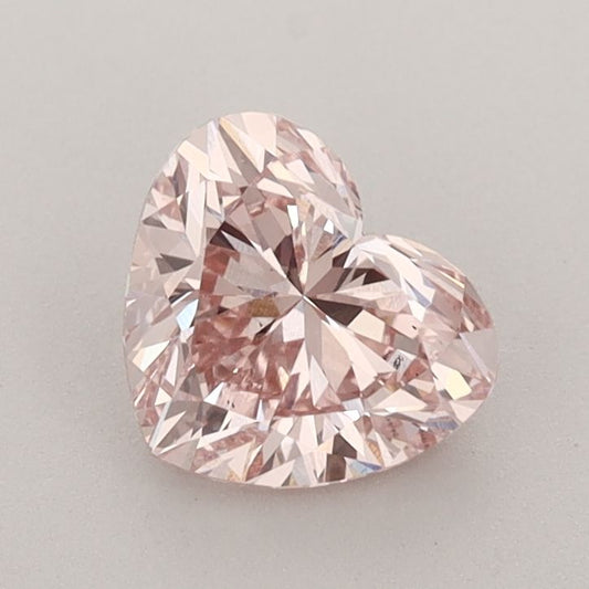 Lab-Grown Heart Diamond - 1.16 Carats, Fancy Intense Pink Color, VS2 Clarity - Certified by IGI - Report Number: LG618488817