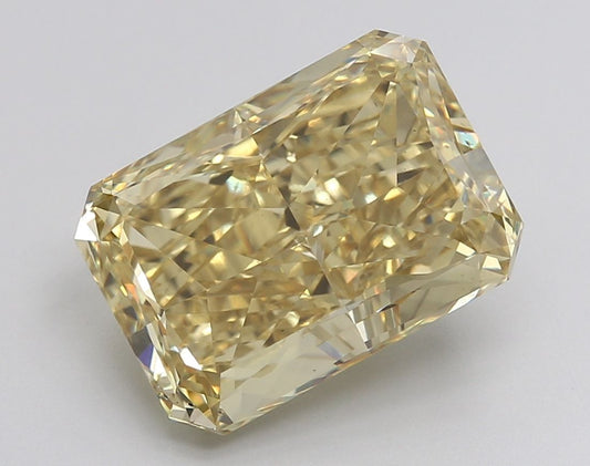 Lab-Grown Radiant Diamond - 8.02 Carats, Fancy Intense Yellow Color, VS2 Clarity - Certified by IGI - Report Number: LG634459793