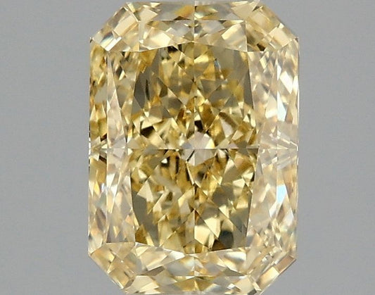Lab-Grown Radiant Diamond - 1.99 Carats, Fancy Intense Yellow Color, VVS2 Clarity - Certified by IGI - Report Number: LG660418139