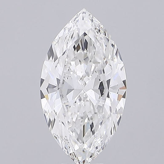Lab-Grown Marquise Diamond - 7.0 Carats, F Color, VS1 Clarity - Certified by IGI - Report Number: LG681572851