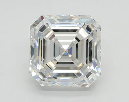 Lab-Grown Asscher Diamond - 2.54 Carats, E Color, VS1 Clarity - Certified by GIA - Report Number: 7498799877