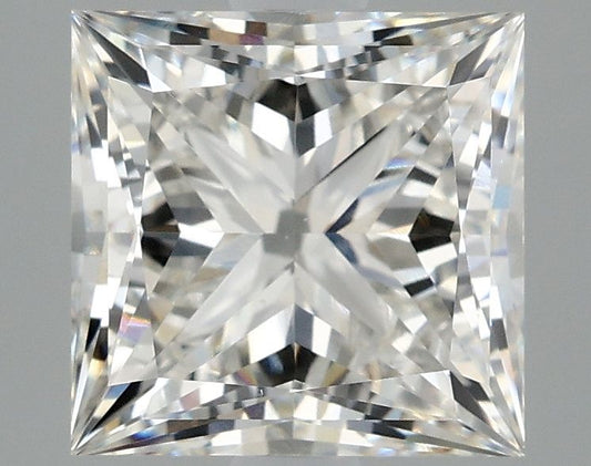 Lab-Grown Princess Diamond - 2.98 Carats, F Color, VS1 Clarity - Certified by IGI - Report Number: LG645486242