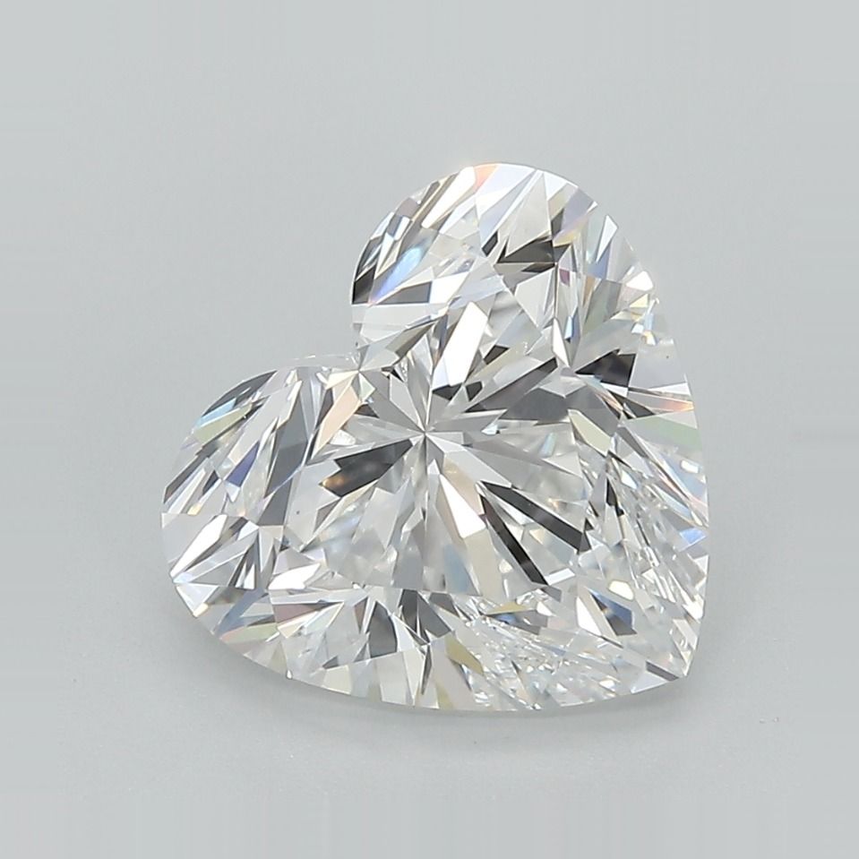 Lab-Grown Heart Diamond - 4.1 Carats, E Color, VVS2 Clarity - Certified by IGI - Report Number: LG691525117