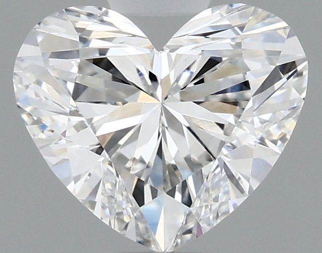 Lab-Grown Heart Diamond - 0.99 Carats, E Color, VVS2 Clarity - Certified by IGI - Report Number: LG655411298