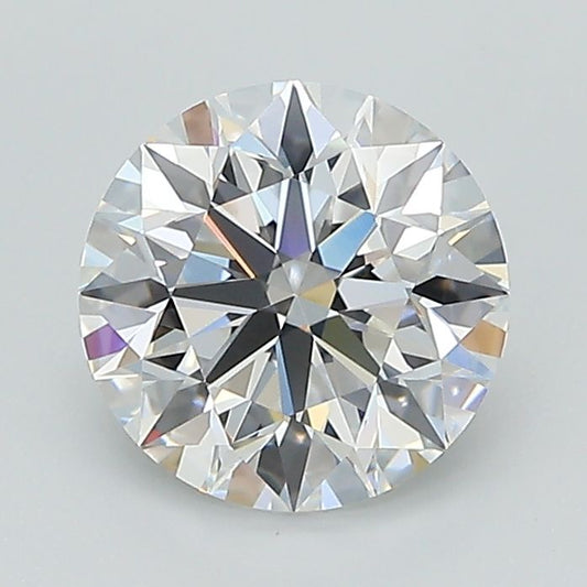 Lab-Grown Round Diamond - 1.47 Carats, E Color, VVS2 Clarity - Certified by IGI - Report Number: LG604315687