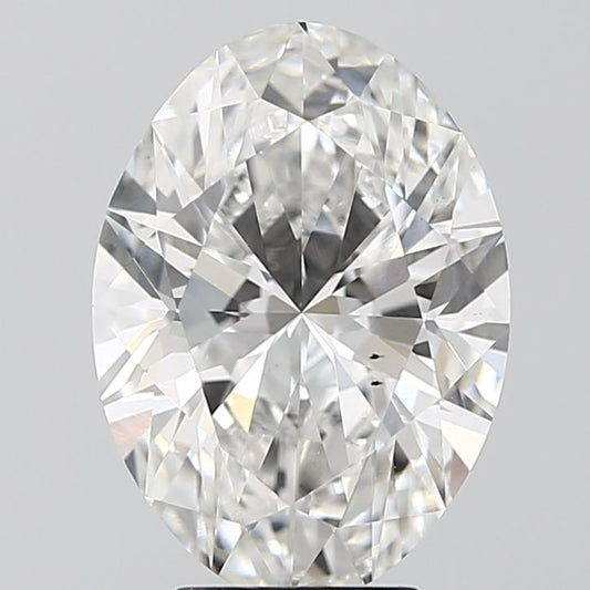 Lab-Grown Oval Diamond - 4.02 Carats, F Color, VS2 Clarity - Certified by IGI - Report Number: LG640496838