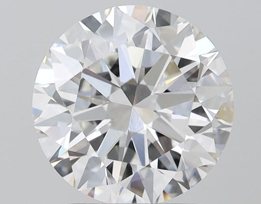 Lab-Grown Round Diamond - 2.51 Carats, F Color, VVS2 Clarity - Certified by IGI - Report Number: LG680542739