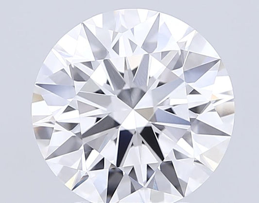 Lab-Grown Round Diamond - 3.45 Carats, D Color, VVS2 Clarity - Certified by GIA - Report Number: 6511032883