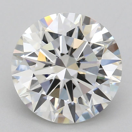 Lab-Grown Round Diamond - 3.49 Carats, F Color, VVS2 Clarity - Certified by IGI - Report Number: LG632429755
