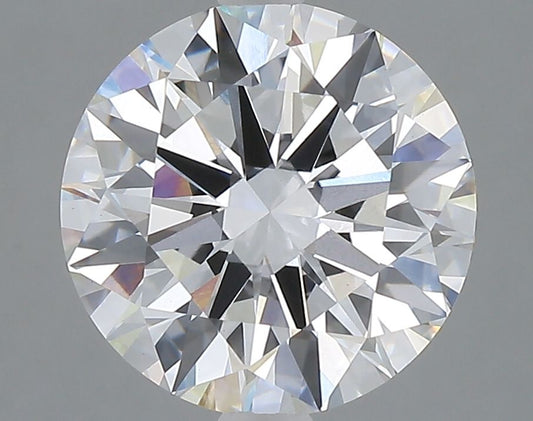 Lab-Grown Round Diamond - 4.03 Carats, E Color, VVS2 Clarity - Certified by IGI - Report Number: LG707558113