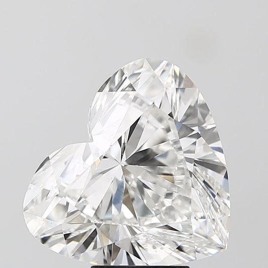 Lab-Grown Heart Diamond - 7.07 Carats, F Color, VS1 Clarity - Certified by IGI - Report Number: LG687504928