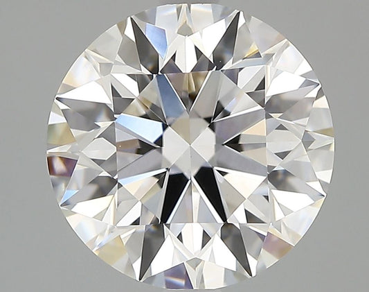 Lab-Grown Round Diamond - 3.51 Carats, F Color, VVS2 Clarity - Certified by IGI - Report Number: LG702579856