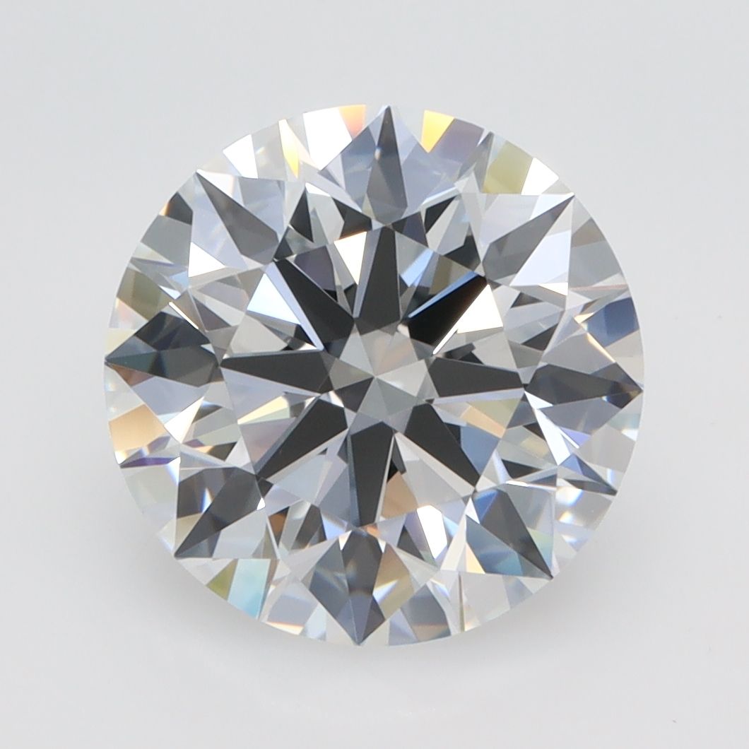 Lab-Grown Round Diamond - 3.59 Carats, E Color, VVS2 Clarity - Certified by GIA - Report Number: 7473830561