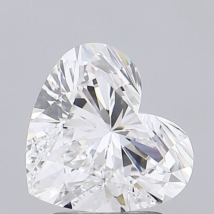 Lab-Grown Heart Diamond - 2.56 Carats, D Color, VS1 Clarity - Certified by IGI - Report Number: LG694527282