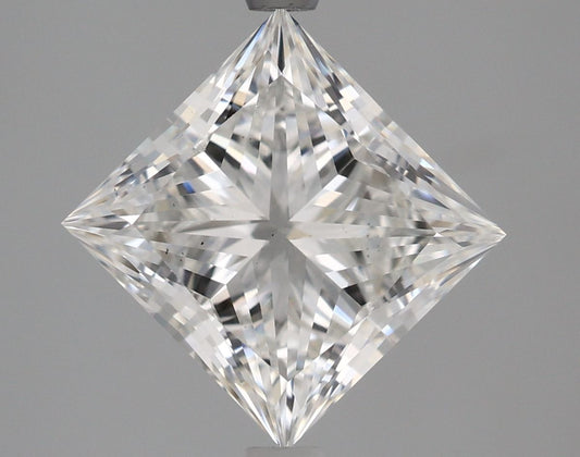 Lab-Grown Princess Diamond - 3.04 Carats, F Color, VS2 Clarity - Certified by IGI - Report Number: LG625474842