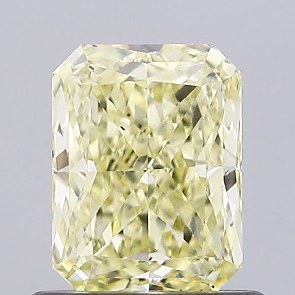 Lab-Grown Radiant Diamond - 0.83 Carats, Fancy Yellow Color, VS2 Clarity - Certified by IGI - Report Number: 631457769